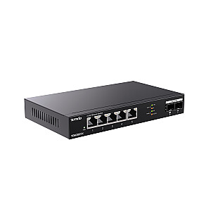 Коммутатор Tenda TEM2007X 2.5G Ethernet (100/1000/2500) настольный черный