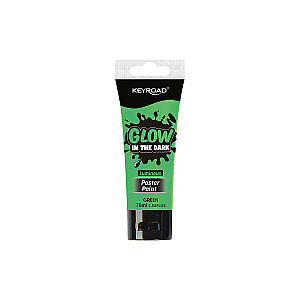 Plakati värv Keyroad 75ml, pimedas helendav, roheline
