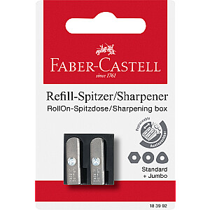 Zīmuļu asināmais Faber-Castell RollOn, 2 diametri, plastmasas