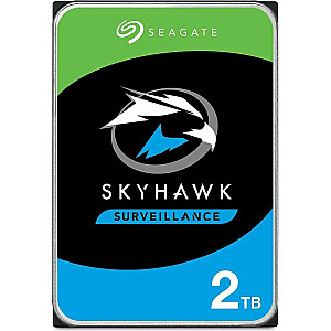 Seagate Skyhawk 2 TB 3,5 collu SATA III (6Gb / s) servera diskdzinis (ST2000VX015)