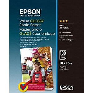 Epson Value spīdīgs fotopapīrs 10x15 (C13S400039)