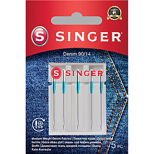 Singer Denim Needle 90/14 5PK