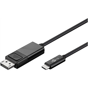 Кабель-адаптер Goobay USB-C - DisplayPort (4k, 60 Гц) 79295 USB-C, вилка, DisplayPort, вилка, 1,2 м