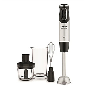 TEFAL | Блендер | Quickchef 3-в-1 HB656838 | Погружной блендер | 1000 Вт | Количество скоростей 20 | Турбо режим | Измельчитель | Черный