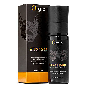 ORGIE Xtra Hard Power Gel for Him želej, kas pastiprina uzbudinājumu un erekciju 50ml