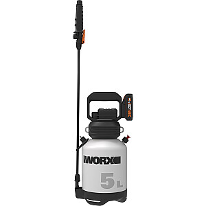 Worx akumulatora spiediena smidzinātājs WG829E 20V 5l + 2 Ah akumulators