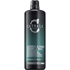 TIGI Catwalk Oatmeal &amp; Honey Nourishing Shampoo barojošs matu šampūns 750ml
