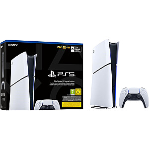 Sony PlayStation 5 (PS5) Digital Slim Edition, 1TB, 1 пульт