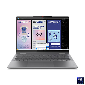 Lenovo Yoga 7 2-in-1 14ILL10 | Luna Grey | 14 " | OLED | Skārienekrāns | WUXGA | 1920 x 1200 pikseļi | Spīdīgs | Intel Core Ultra 5 | 226V | 16 GB | Lodēts LPDDR5x | Cietā diska ietilpība 512 GB | Intel Arc Graphics | Windows 11 Home | 802.11be |