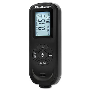 Krāsas biezuma mērītājs ar apgaismotu sānu LCD displeju | 0 ~ 2000um 