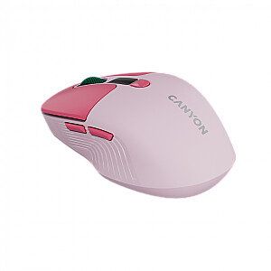 CANYON мышь MW-26 LCD Silent Dual Mode Wireless Розовая