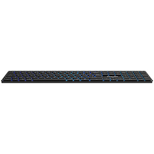 CANYON клавиатура HKB-W11 UK/US RGB Двухрежимная Беспроводная Черная