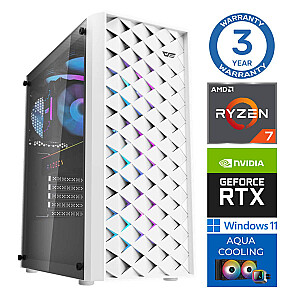 INTOP AQUA Ryzen 7 7700X 16GB DDR5 500SSD M.2 NVME RTX4060Ti 8GB WIN11