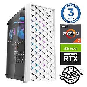 INTOP Ryzen 7 5700X 32GB 250SSD M.2 NVME RTX3050 6GB no-OS