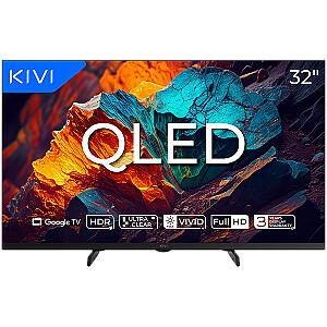 TV KIVI 32F720QB 32'' QLED FHD Google TV, Dolby Audio, Max Vivid