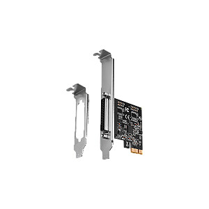 Axagon PCI-Express card with one parallel port. Low profile.