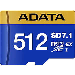 ADATA Premier Extreme SD7.1 MicroSDXC 512 GB Class 10 UHS-I/U3 V30 (UD512GEX3L1-C)