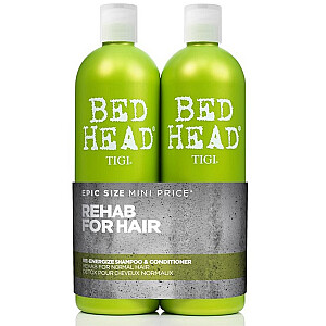 TIGI SET Bed Head Urban Antidotes Re-Energize Conditioner enerģiju atjaunojoša matu kondicionieris normāliem matiem 750ml + enerģiju atjaunojošs šampūns normāliem matiem 750ml