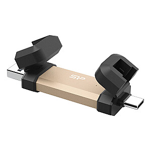 Silicon Power DS72 USB zibatmiņa 1 TB USB Type-A / USB Type-C 3.2 Gen 2 (3.1 Gen 2) Zelta