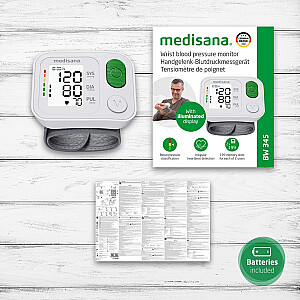 Medisana BW 345 plaukstas locītavas asinsspiediena monitors
