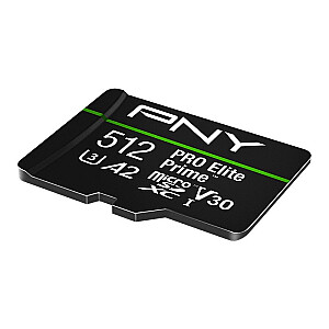 microSDXC Elite Prime 512GB atmiņas karte + SD adapteris