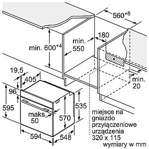 Духовой шкаф Bosch Serie 4 HBA534BB3 71 л 3400 Вт черный