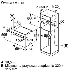 Духовой шкаф Bosch Serie 4 HBA534BB3 71 л 3400 Вт черный