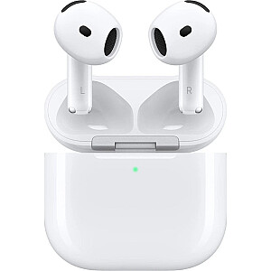 Apple AirPods 4 ar aktīvo trokšņu slāpēšanu baltā krāsā (MXP93ZM/A)