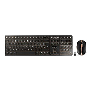 Cherry DW 9100 SLIM набор клавиатуры и мыши беспроводной (JD-9100EU-2) (JD9100EU2)