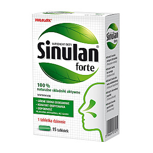 SINULAN Forte uztura bagātinātājs 15 tabletes
