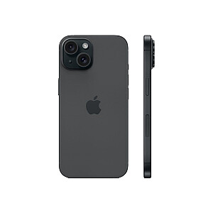 Apple iPhone 15 - черный - 5G смартфон - 256 ГБ - GSM
