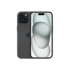 Apple iPhone 15 - черный - 5G смартфон - 256 ГБ - GSM