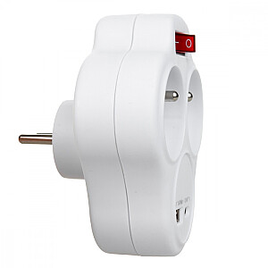 Розетка питания x2 USB MCE336 тип E