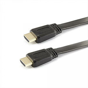 Sbox HDMI-HDMI 1.4 Flat M / M 1.5m HDMI-FLAT-15B черный