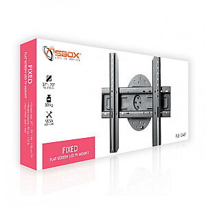 Sbox Fixed Flat Screen LED TV Mount 37"-70" 50kg PLB-1246F