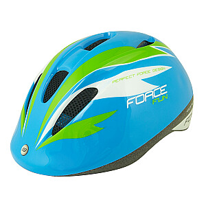 Велошлем детский Force Fun Stripes Blue/Green/White M (52-56 cm)