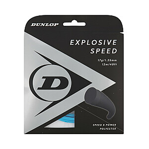 Tenisa stīgas Dunlop EXPLOSIVE SPEED 1,25mm17G 12M Zils