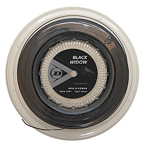 Tenisa stīgas Dunlop Black Widow 1.31mm 200m