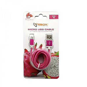 Sbox USB->Micro USB M/M 1.5m USB-10315P pitaya pink