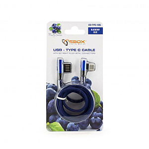 Sbox USB-> Type-C 90 м / м 1,5 м USB-TYPEC-90BL синий