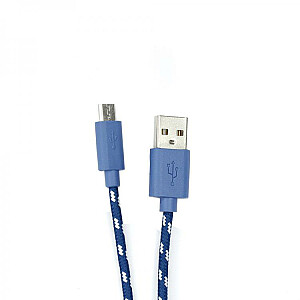 Sbox USB-1031BL USB-> Micro USB 1M синий