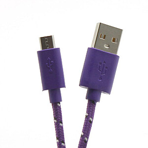Sbox USB-> Micro USB 1M USB-1031U фиолетовый