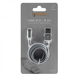 Sbox USB 2.0 8 Pin IPH7-GR серый