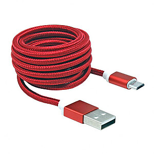 Sbox USB-> Micro USB M / M 1.5m USB-10315R красный