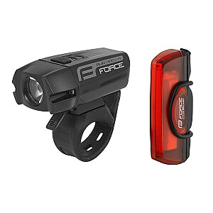 Комплект велосипедных фонарей Force Glare USB