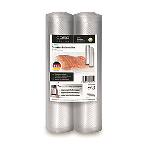 Caso Structured rolls for Vacuum sealing 01295 2 rolls, Dimensions (W x L) 20 x 600 cm