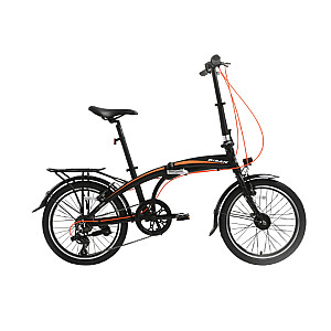 Складной велосипед Bisan 20 FX3500 TRN (PR10010406) черный/оранжевый (Размер колеса: 20)