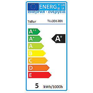 Tellur WiFi LED Smart Bulb GU10, 5W, white/warm/RGB, dimmer