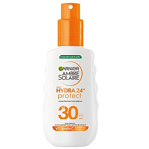 GARNIER Ambre Solaire Hydra 24 Protect SPF30 Солнцезащитный спрей крем 150мл