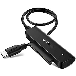 Ugreen CM321 USB-C uz SATA adapteris melns